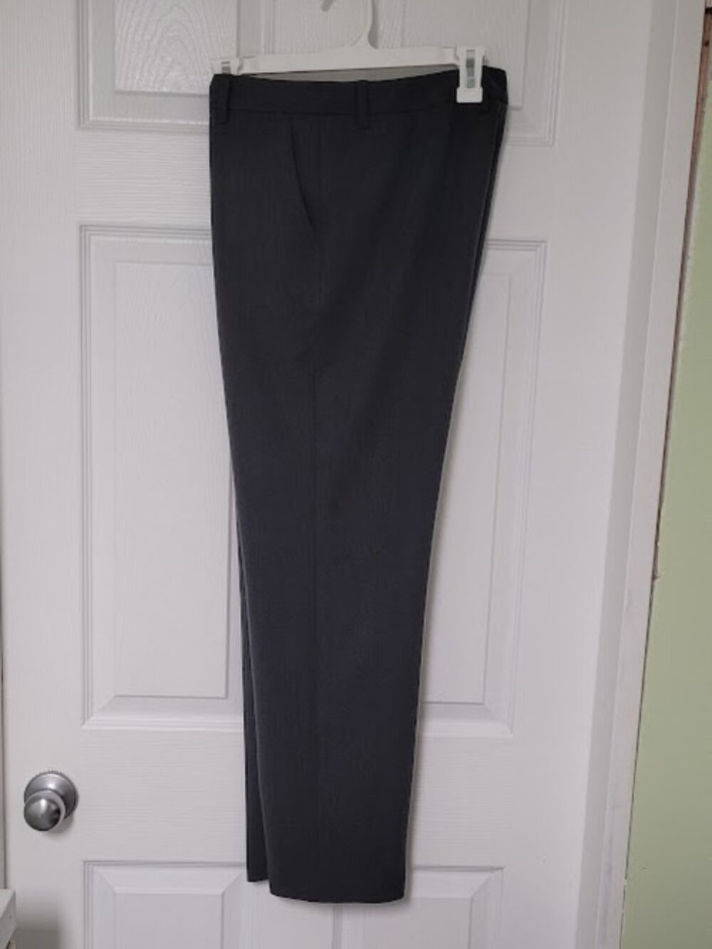M&S (Marks & Spencer) Dark Grey Tailored Pants UK 12 Short-32"W/28"Insm Career